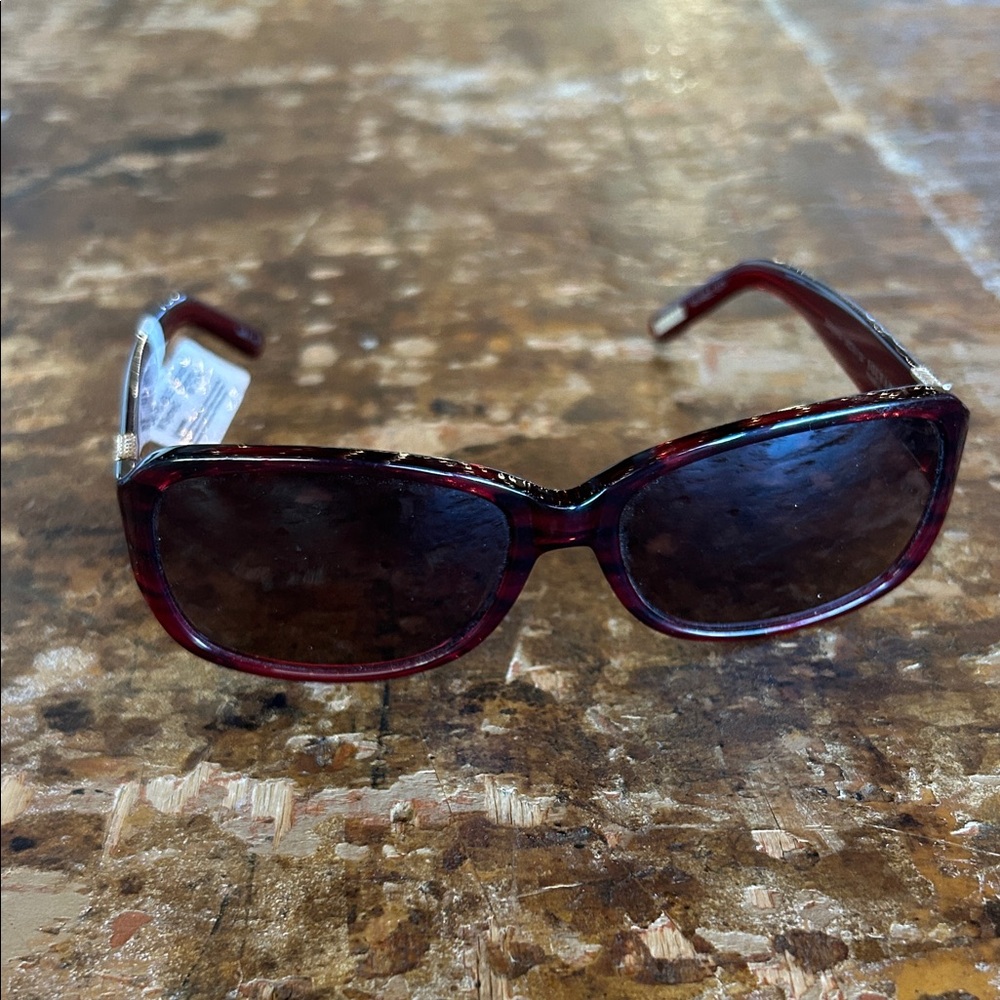 NEW Solvari Sydney2 Elegant Burgundy Sunglasses